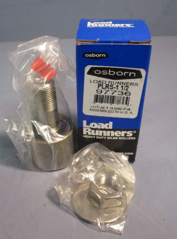 OSBORN PLRS-1 1/2, LOAD RUNNER, HEAVY DUTY IDLER ROLLERS 97736