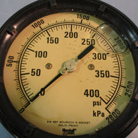 Marshall Town Gauge G25860 Liquid Filled 0-400PSI ½NPT 4-½ #410 NEW
