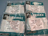 REMKE 75-0104SS MINI-LINK CLOSURE CAP LOT OF FOUR