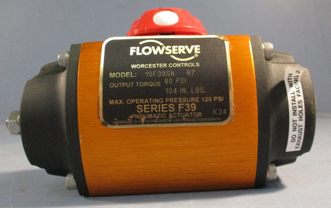 Flowserve Worcester Controls 10F39SN Pneumatic Actuator Series F39 120PSI Max