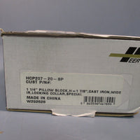 Peer Bearing 1 1/4" Pillow Block H= 1 7/8" Cast Iron Locking Collar HCP20720SP