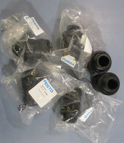 (Lot of 6) Festo CQ-3/4-22 Push In Fitting 177686 17mm, -0.95 bar…15 bar