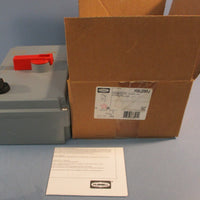 Hubbell HBLDS6J CircuitLock Disconnect Switch HBLDS6 Type 4X, 12X 60A 600VAC