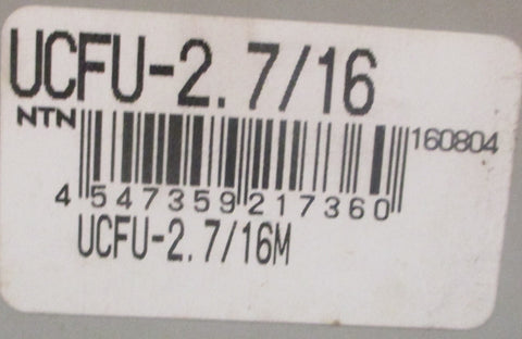 NTN UltraClass UCFU2.7/16 4Bolt Flange Mount Bearing 27/16" Bore
