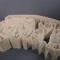 INTRALOX WHITE CONVEYOR BELT, FLUSH GRID POLYPROPYLENE 16FT SERIES 900