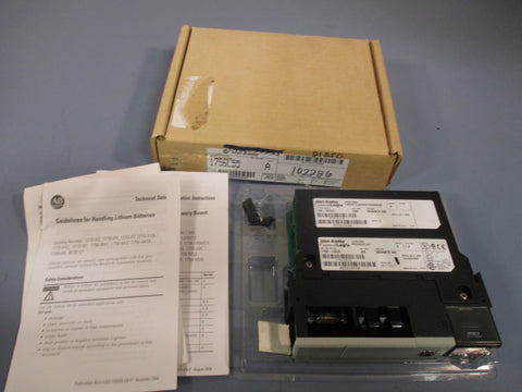 ALLEN BRADLEY CONTROLOGIX PROCESSOR CPU W/ KEY LOGIX 5555 SER. A 1756L55