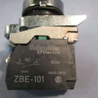 Schneider Electric Pushbutton Switch 220-240 VAC XB4BA3351