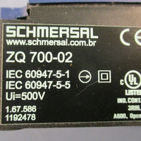 Schmersal ZQ 700-02 Pull Wire Emergency Stop Switch IP67 500V 6kV