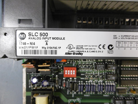 Allen Bradley SLC500 1746NI4 Analog Input Module Series A