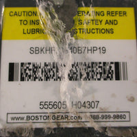 Boston Gear SBKHF73040B7HP19 Gear Reducer 40:1 Ratio 1.78 HP 13/16" Bore