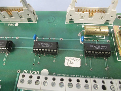 Package Machinery Co, Printed Circuit Board GCIA 4188 PC 1730