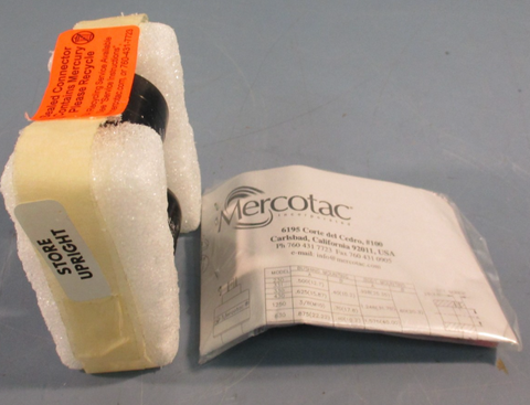 Lot of (2) MERCOTAC 430-SS Rotary Electric Connector, 4 conductors