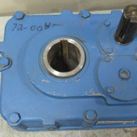 Foote Jones 8215H24 Shaft Mounted Drive Gear Reducer Estimated 24.65:1 Ratio