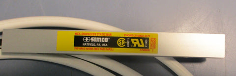 Simco Model MEB Shockless Static Bar 9KV Max 7KV RMS Work 7" L