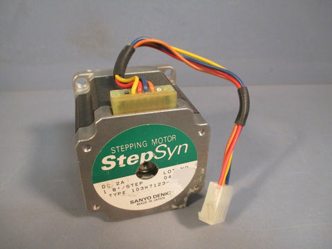 SANYO DENKI STEPPING MOTOR STEPSYN DC 2A 103H7123-04407