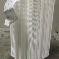 Intralox 900 Series Flat Top Polypropylene White Conveyor Belt 19.9" W x 8.81' L