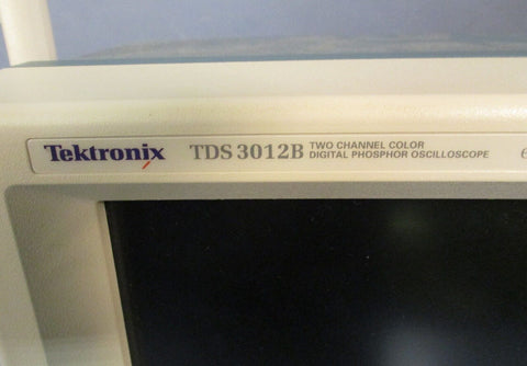 Tektronix TDS 3012B Digital Phosphor Oscilloscope 100 MHz DPO w TDS 3TRG & 3FFT