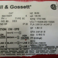 Bell & Gossett 172707LF Series 60 Booster Pump 11/4" x 51/4" 0.25 HP 604S