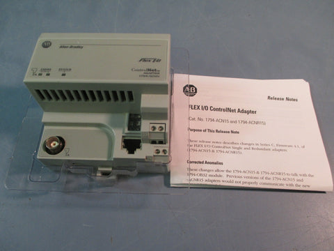 Allen Bradley Adapter Module Flex I/O ControlNet Ser. C 1794ACN15