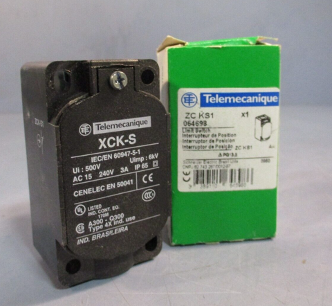 TELEMECANIQUE 064698 Limit Switch 240V, 3A 500V, XCK-S