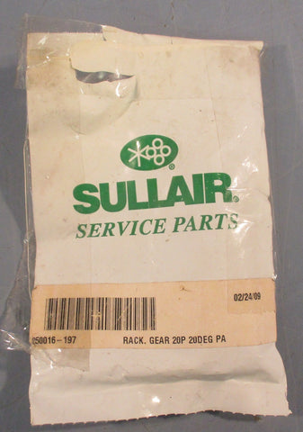 SULLAIR Service Parts 250016197 Rack Gear 20P 20DEG PA 5" Length
