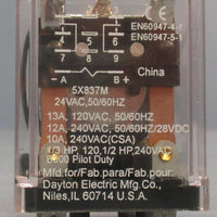 Dayton 5X837M General Purpose Relay 24V AC 50/60 Hz Lot of 6