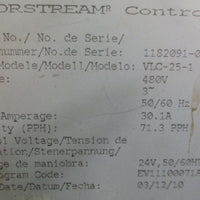 Dri Steem VaporStream VLC-25-1 Steam Humidifier 480 V, 30.1 A, 71.3 PPH