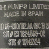 Sterling Sihi ZTND 65200/162 AA GBC 1B 2GB Thermal Fluid Pump 23/8" Shaft Dia