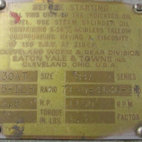 (NOS) Cleveland Gear Co. 30AT Ser. 84A Speed Reducer 51LH Ratio, 2.8HP, 1150RPM