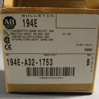 AllenBradley 194EA321753 Load Switch Base Mount 32A Series B