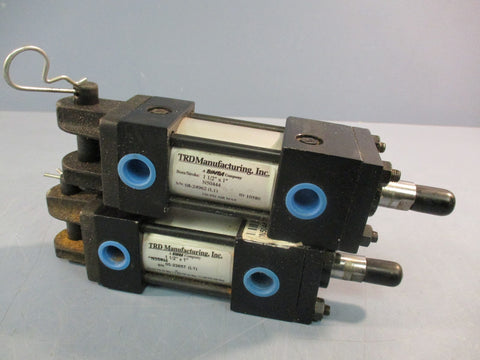 Lot of (2) TRD/Bimba #N50444 PNEUMATIC CYLINDER 1 1/2 x 1" 250 PSI Air Max