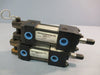 Lot of (2) TRD/Bimba #N50444 PNEUMATIC CYLINDER 1 1/2 x 1" 250 PSI Air Max