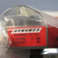 LOT OF (16) DYNAMCO PNEUMATIC SOLENOID VALVE 2.5 WATT, 115VDC D1X537