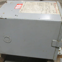 Cutler Hammer S48G11S05N 5 KVA 1 Phase 480 Pri to 120/240 Sec Transformer