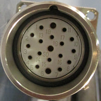 FANUC D81F-0104-P050#R01 HMOP Type A Internal Straight Cable, M23 Flange 5 Meter