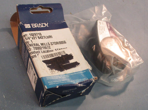 Brady M211250427 Label Print Cartridge White SelfLaminating Vinyl 1.25"