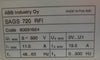 ABB ACS501-005-4-00P21 Variable Speed Drive w/ 60031924 and 60031916 Suppressor