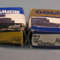 LOT OF (2) SEALMASTER ER-12 INSERT BEARING 3/4" 701053