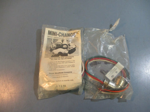 Brad Harrison MiniChange Molded Connectors 41314 NEW LOT OF 2