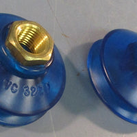 Vi Cas VC 322D Round Vacuum Cups 1/4 NPT Style J 2" Length Lot of 2