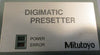 Mitutoyo 543-003 Digimatic Presetter w/ cable power supply tested