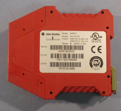 Allen-Bradley MSR5T Safety Relay Guardmaster 440R-B23020 Ser B 250V 4A