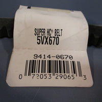 Gates 5VX670 Super HC Cogged VBelt 94140670
