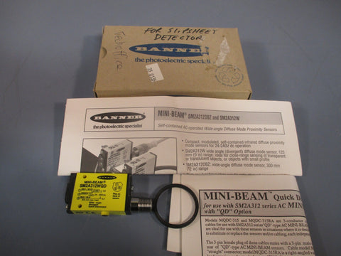 Banner SM2A312WQD MiniBeam Sensor 26893