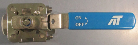 AT Controls Series 88 Ball Valve Class 600 1" NPT 20F at 1480PSI 316 SS