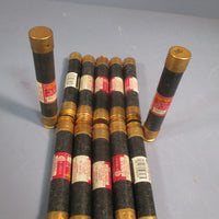 Lot of (12) Bussman Amp Fuses Class RK5 600 Volts FRSR10