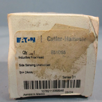 EATON CUTLERHAMMER E51DS5 INDUCTIVE SENSOR HEAD, SIDE SENSING UNSHIELDED