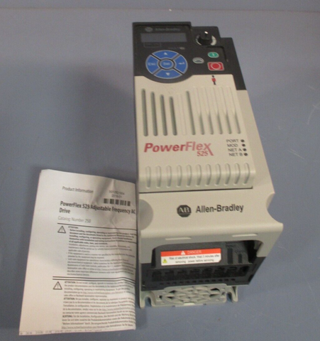 Allen-Bradley PowerFlex 525 AC Drive 5HP 3PH 480V 47-63 Hz Ser A 25B-D010N104