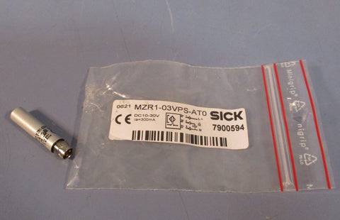 Sick MZR1-03VPS-AT0 8mm Cylinder Magnetic Sensor 7900594 3-Pin Connector