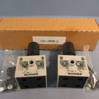 MONNIER 122-2000-2 0-125PSI, Relieving 22 Series 1/4 Air Pressure Regulator